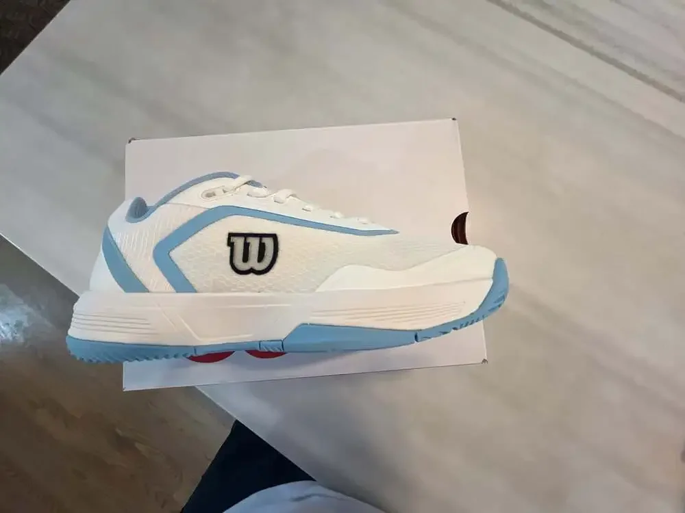 Wilson CourtGlide Women's Tennis Shoes White Airy Blue 6.5